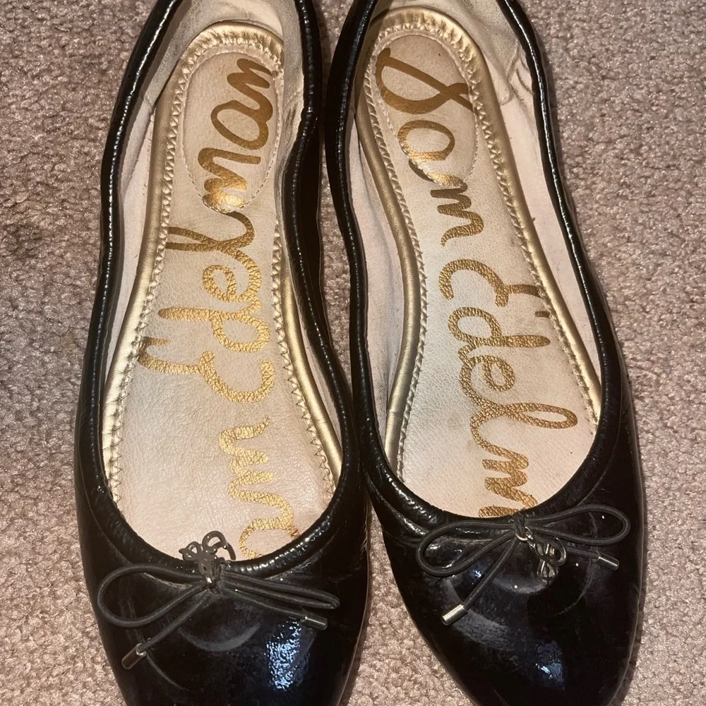 Sam Edelman Black Flats - Picture 4 of 17
